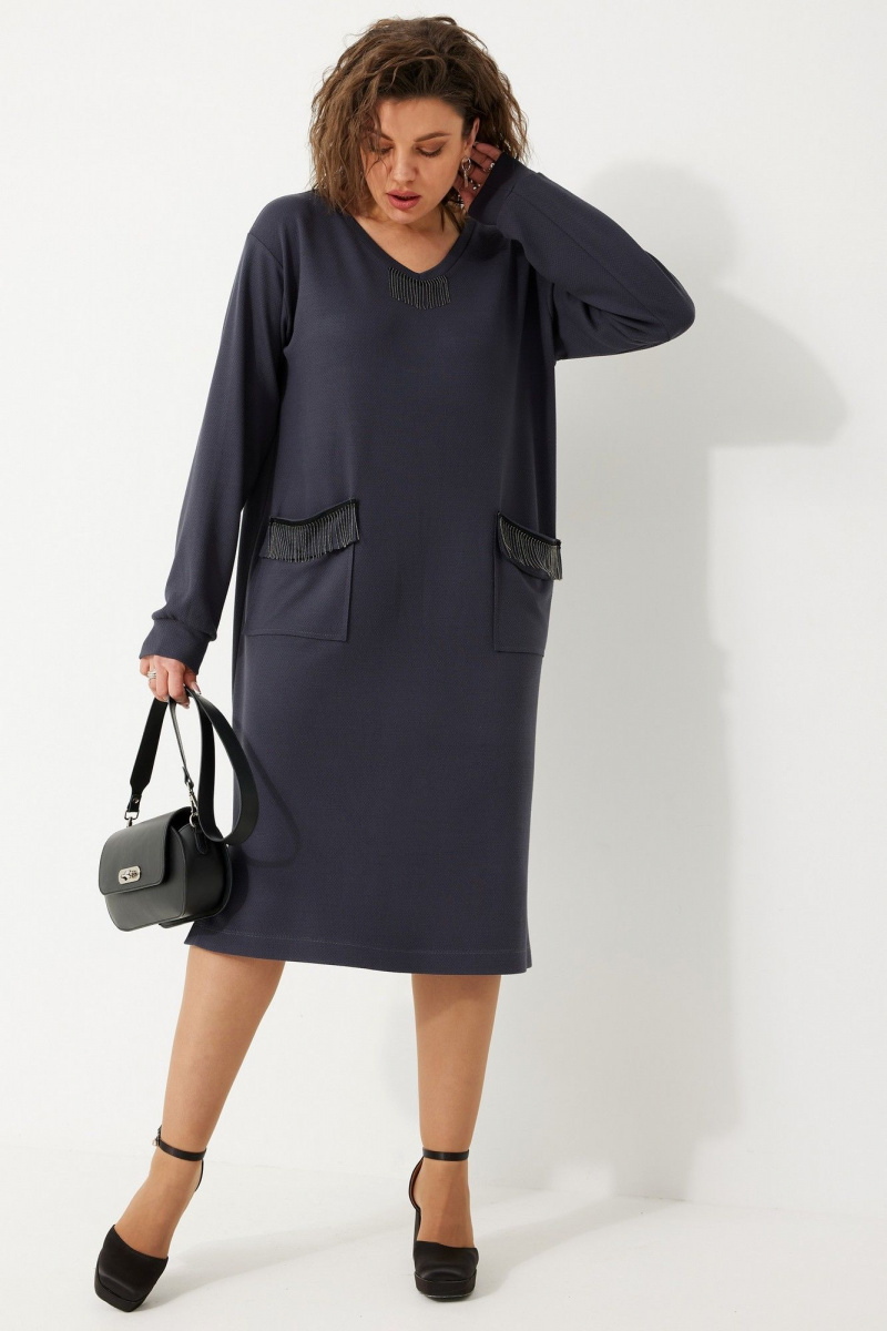 Платья BegiModa 1044 графит