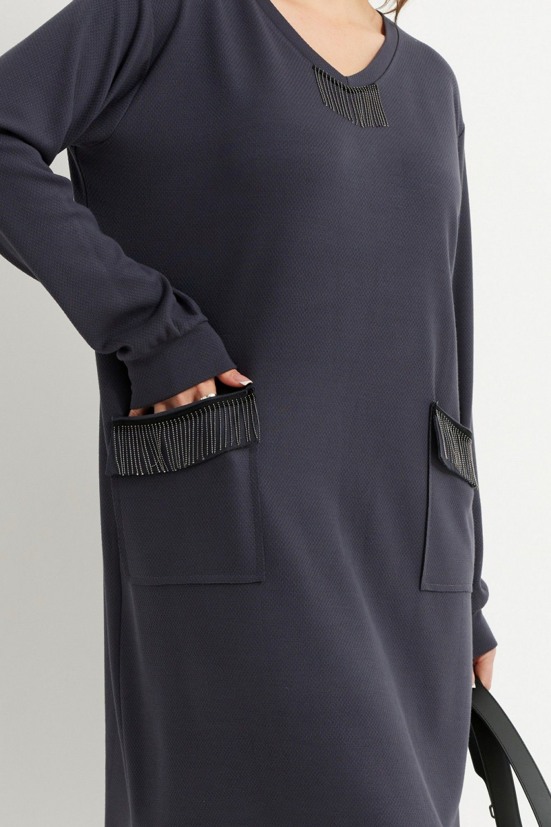 Платья BegiModa 1044 графит