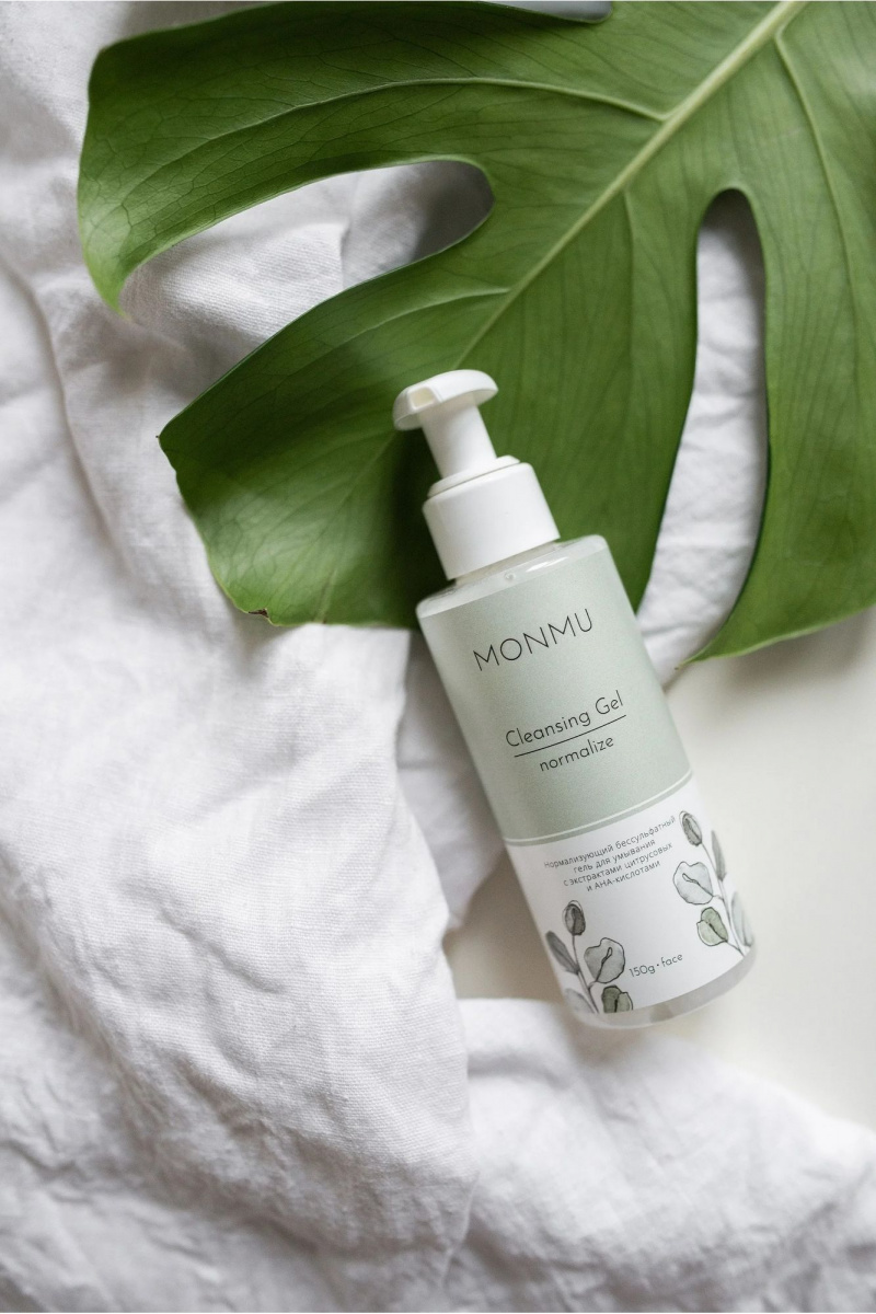Очищение и демакияж MONMU Cleansing Gel normalize, 150g