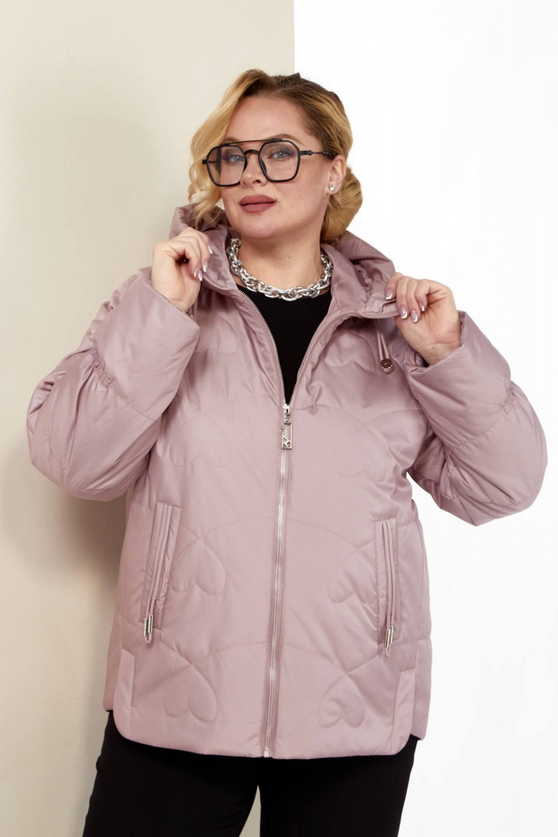 Женская куртка Shetti 2185 пудра