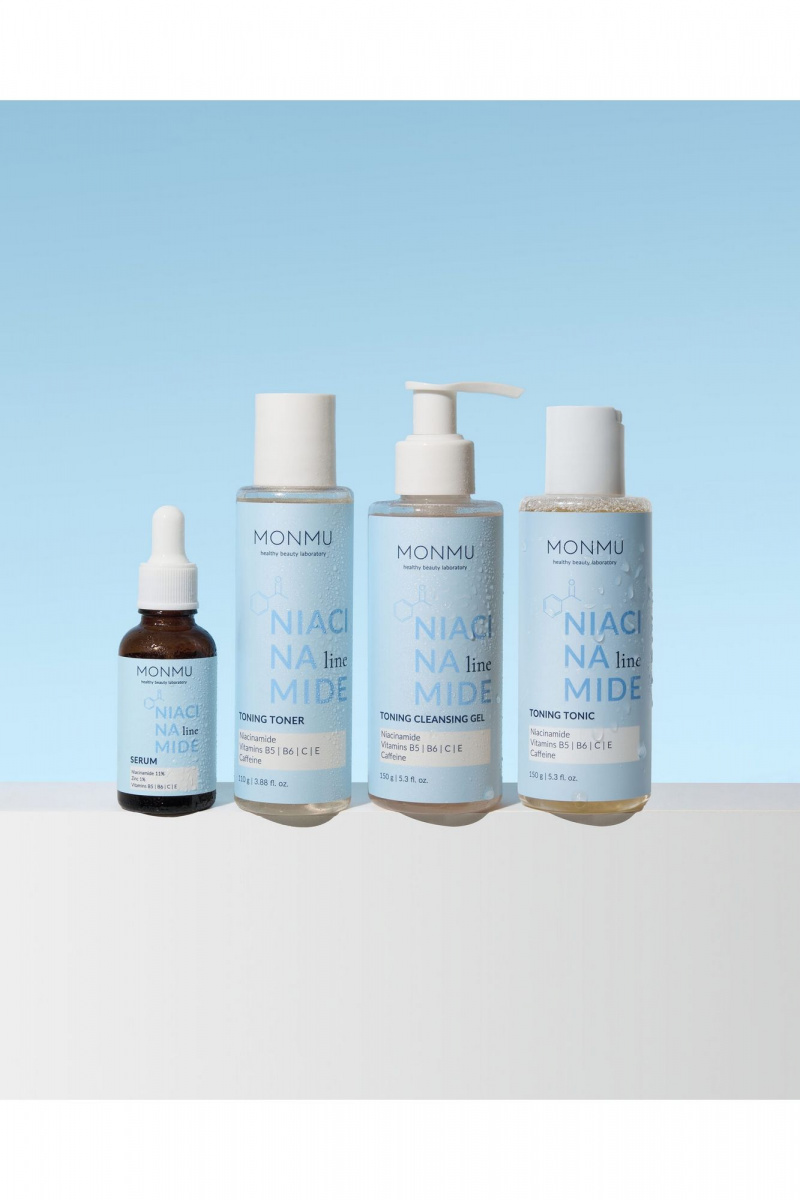 Тоники и лосьоны MONMU NIACINAMIDE Toning tonic, 150g