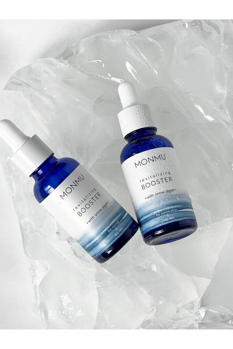 Сыворотки и концентраты MONMU SNOW ALGAE Revitalizing BOOSTER for combination/oily skin, 30g