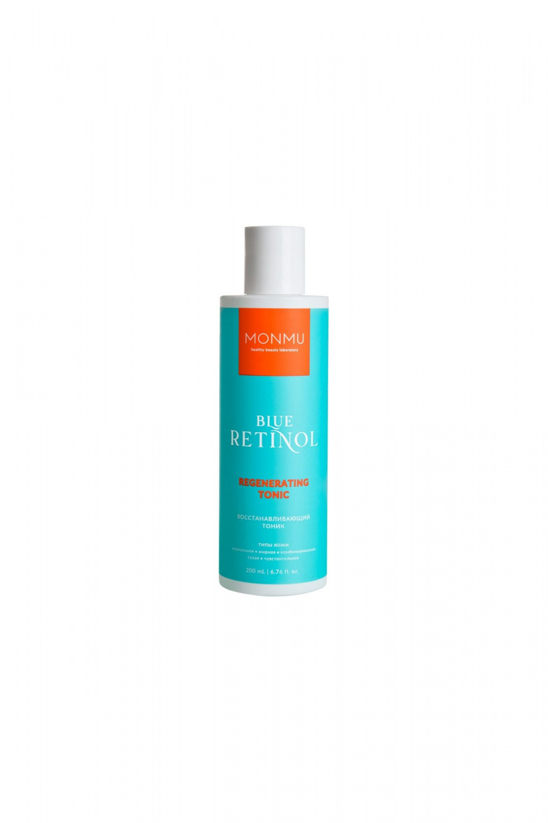 Тоники и лосьоны MONMU BLUE RETINOL Regenerating tonic, 200ml