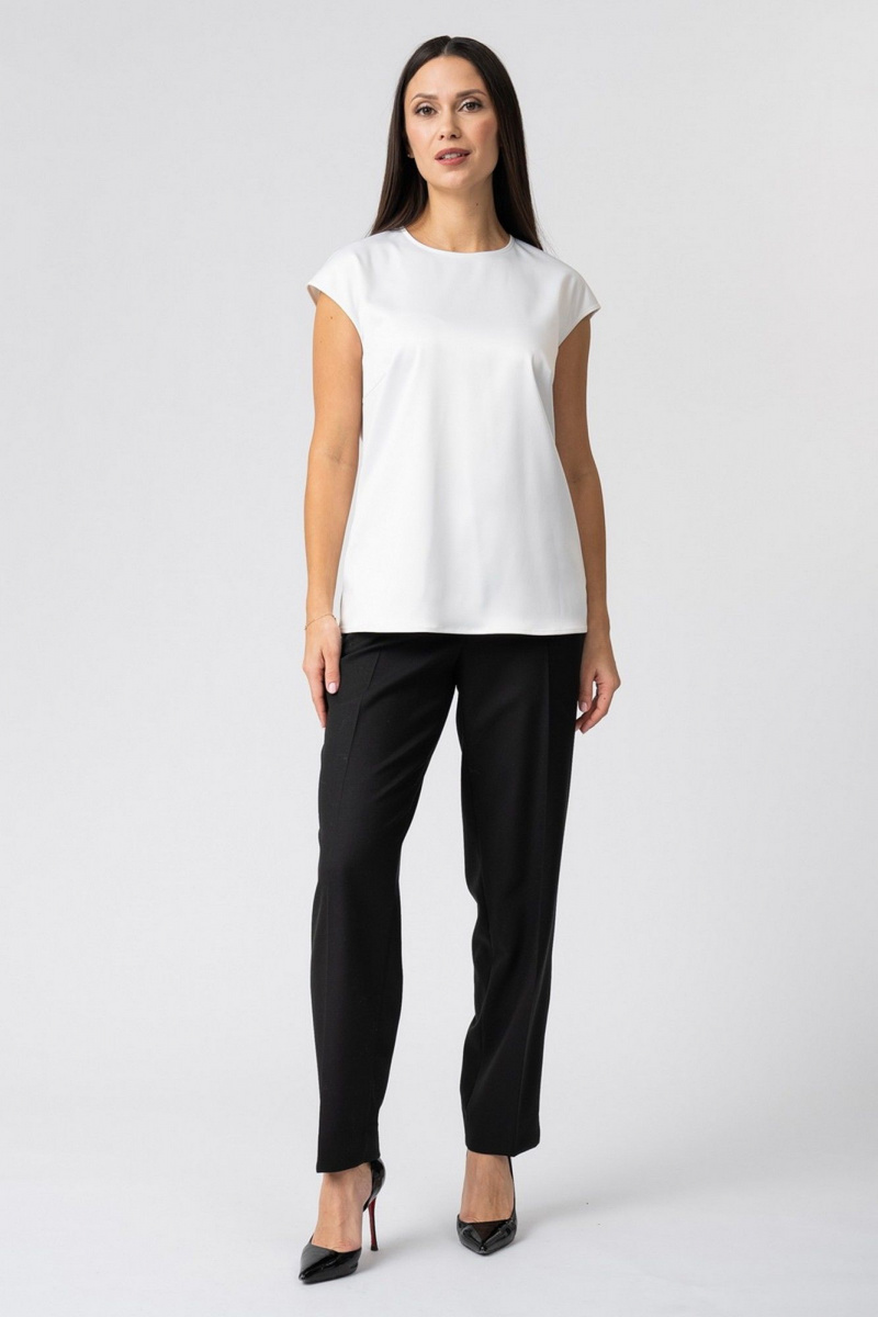 Блузы FASHION CENTRE П-3856 молочный