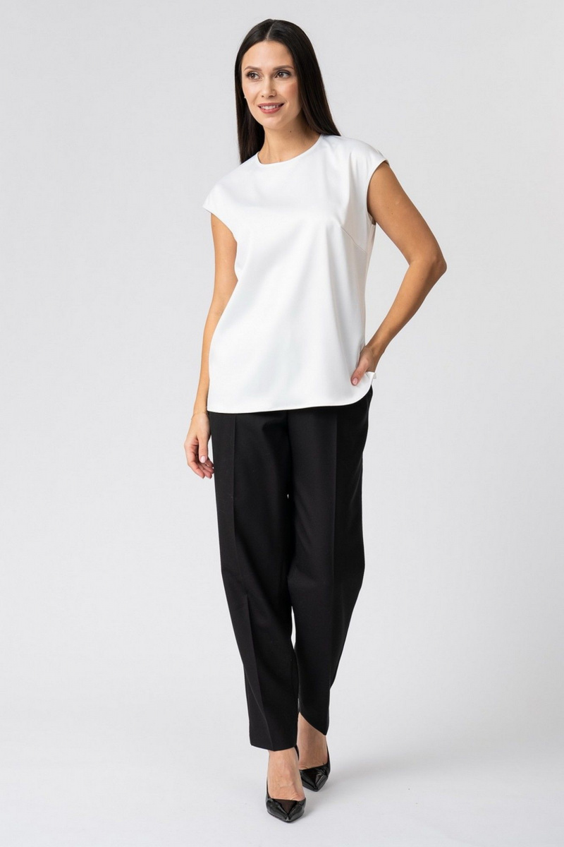 Блузы FASHION CENTRE П-3856 молочный