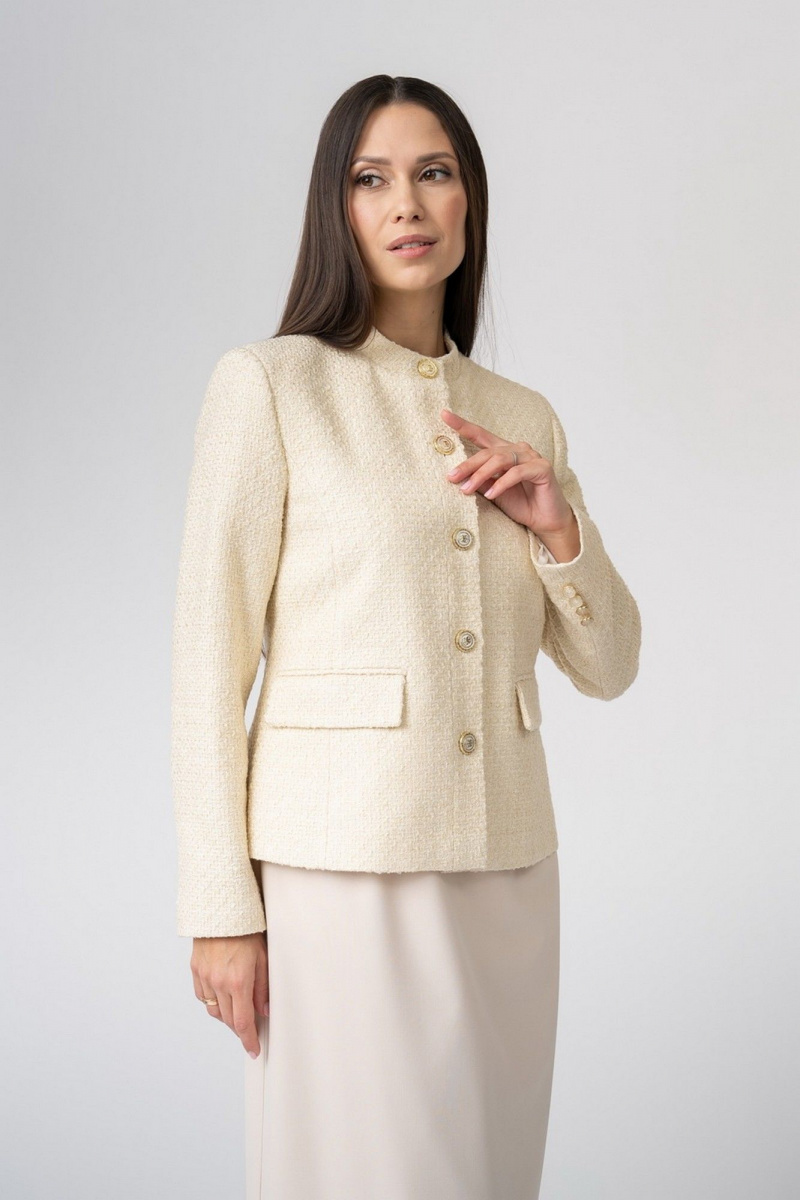 Жакеты FASHION CENTRE П-3903 молочный