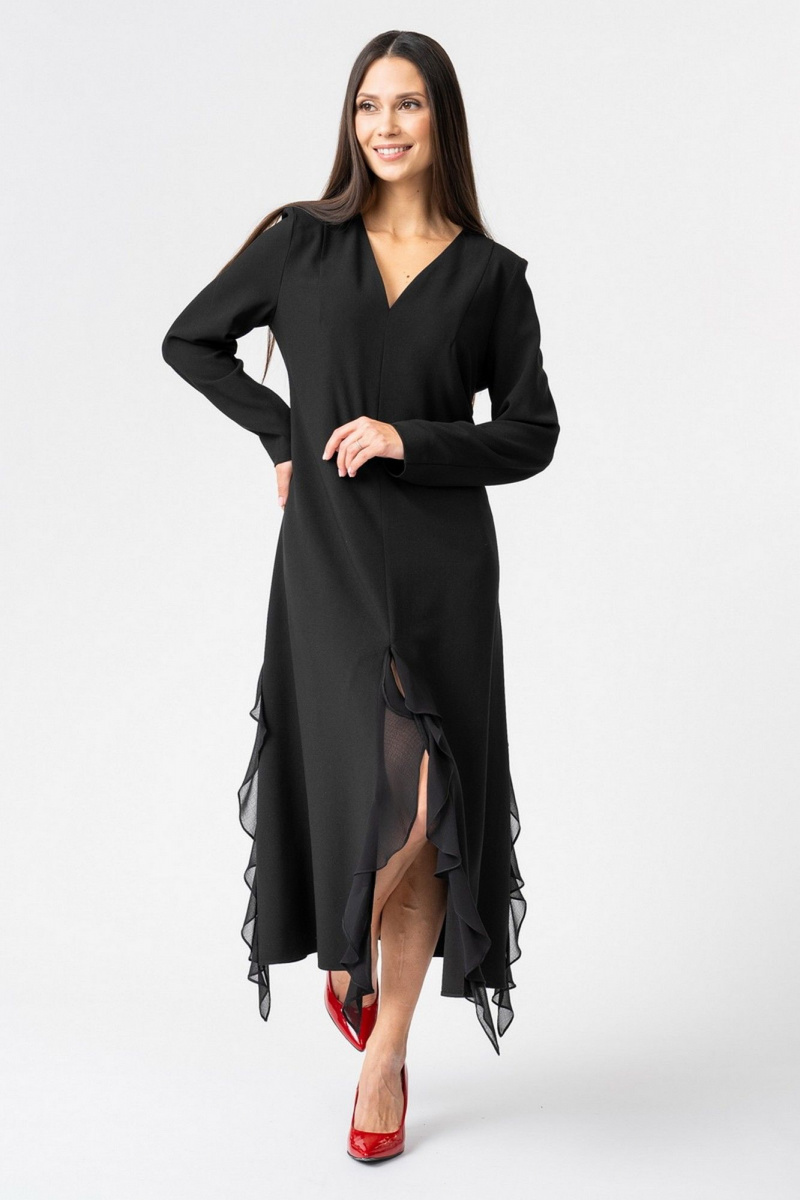 Платья FASHION CENTRE П-3915.164 чёрный