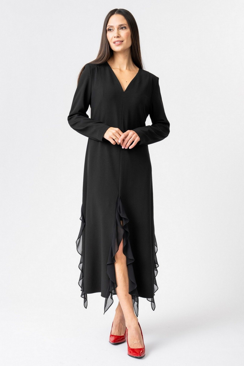 Платья FASHION CENTRE П-3915.164 чёрный