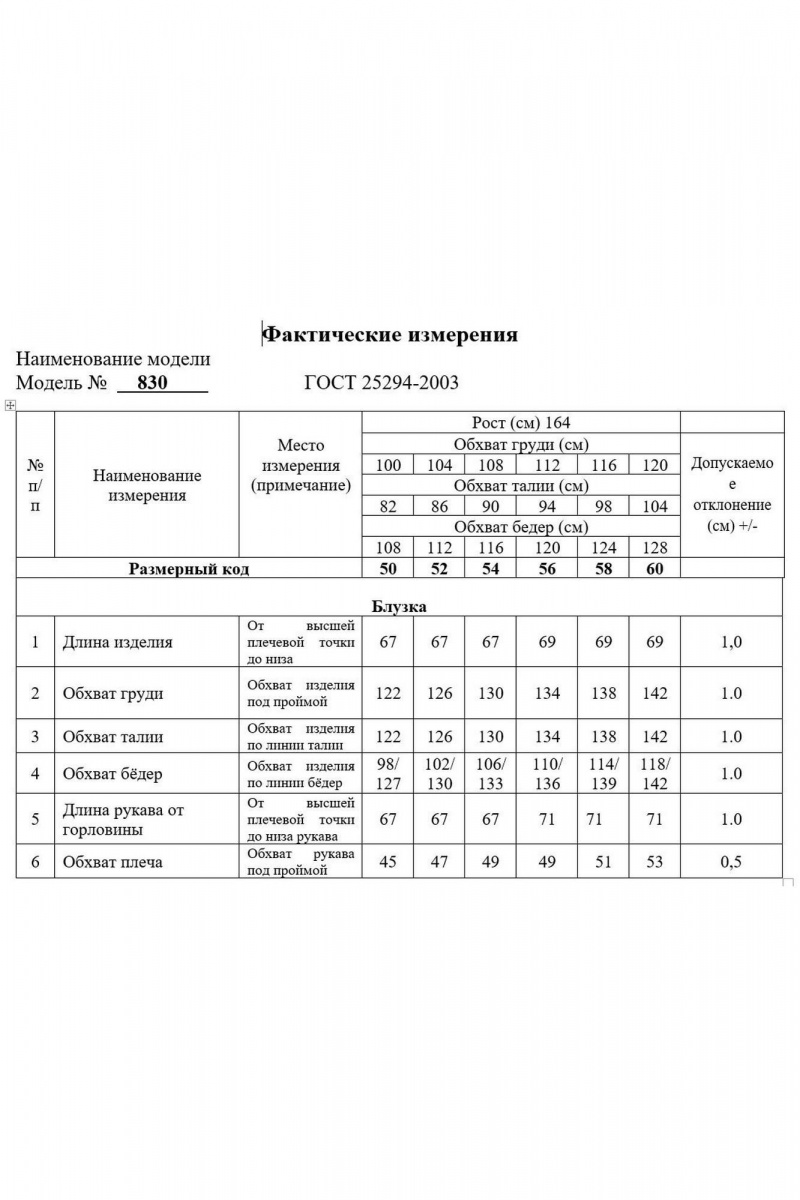 Блузы Swallow 830