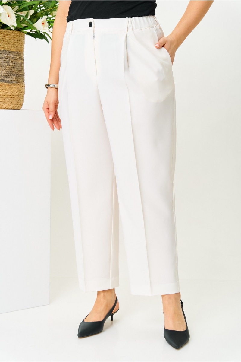 Брюки AVA fashion М-112.01 молочный
