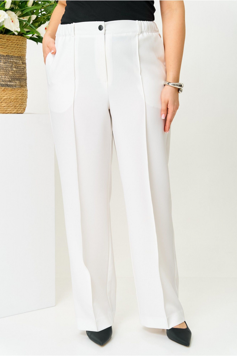 Брюки AVA fashion М-112.02 молочный