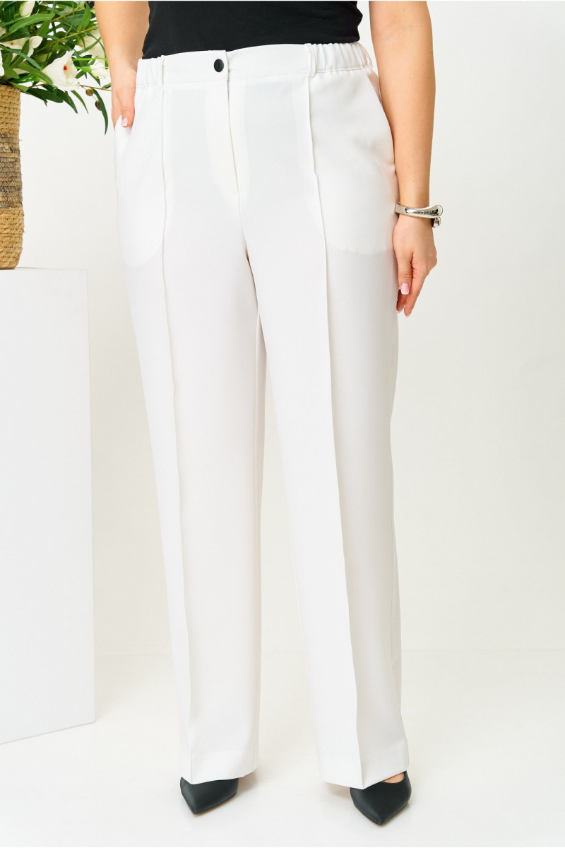 Брюки AVA fashion М-112.02 молочный
