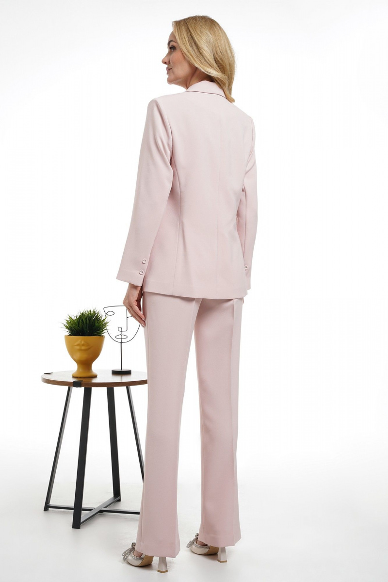 Брючный костюм Alani Collection 2143 пудра