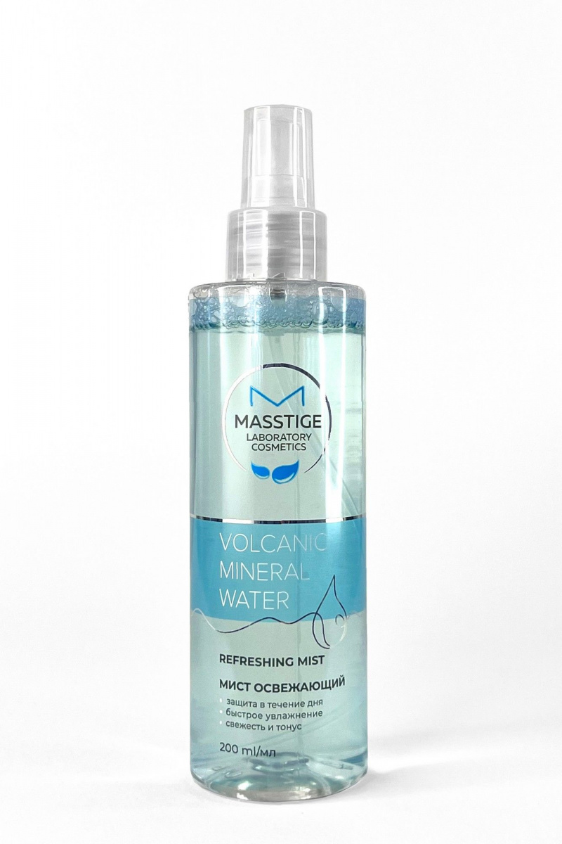 Тоники и лосьоны Masstige VOLCANIC MINERAL WATER Мист освежающий 200 мл