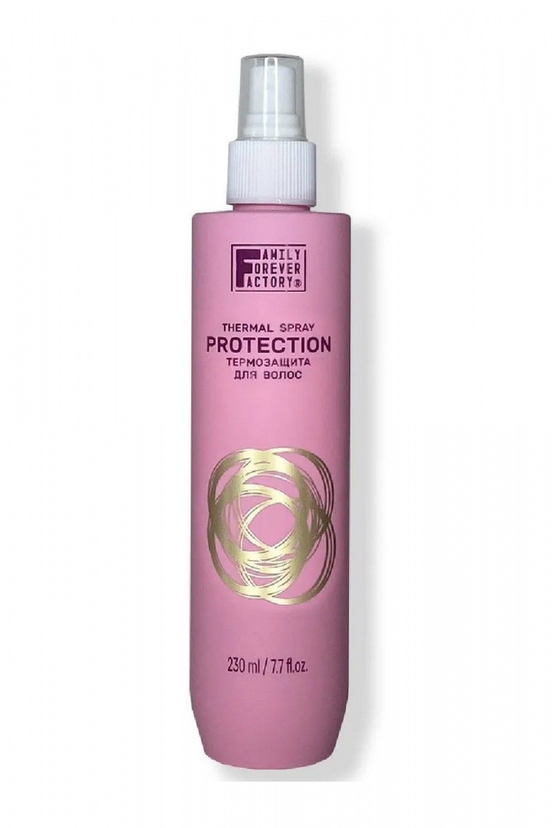 Несмываемые средства FAMILY FOREVER FACTORY Hair Pure Boom Термозащита для волос, 230мл