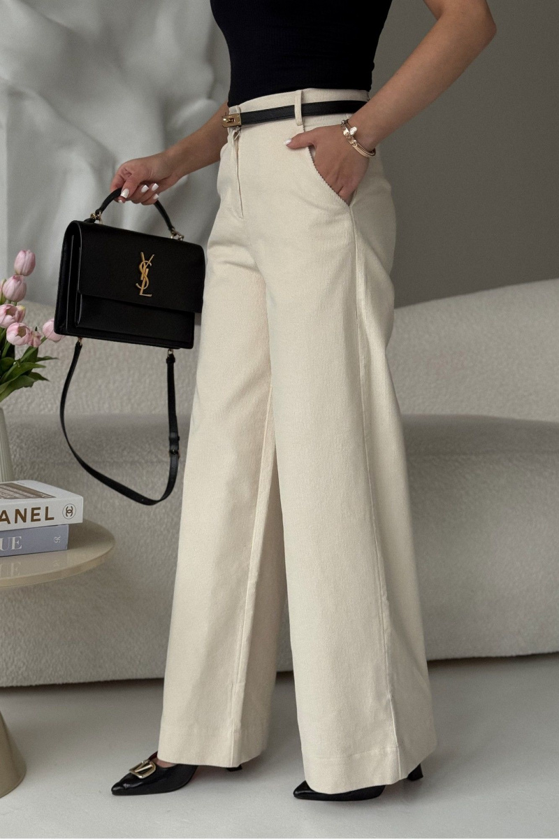 Брюки PRATA wear S019 молочный