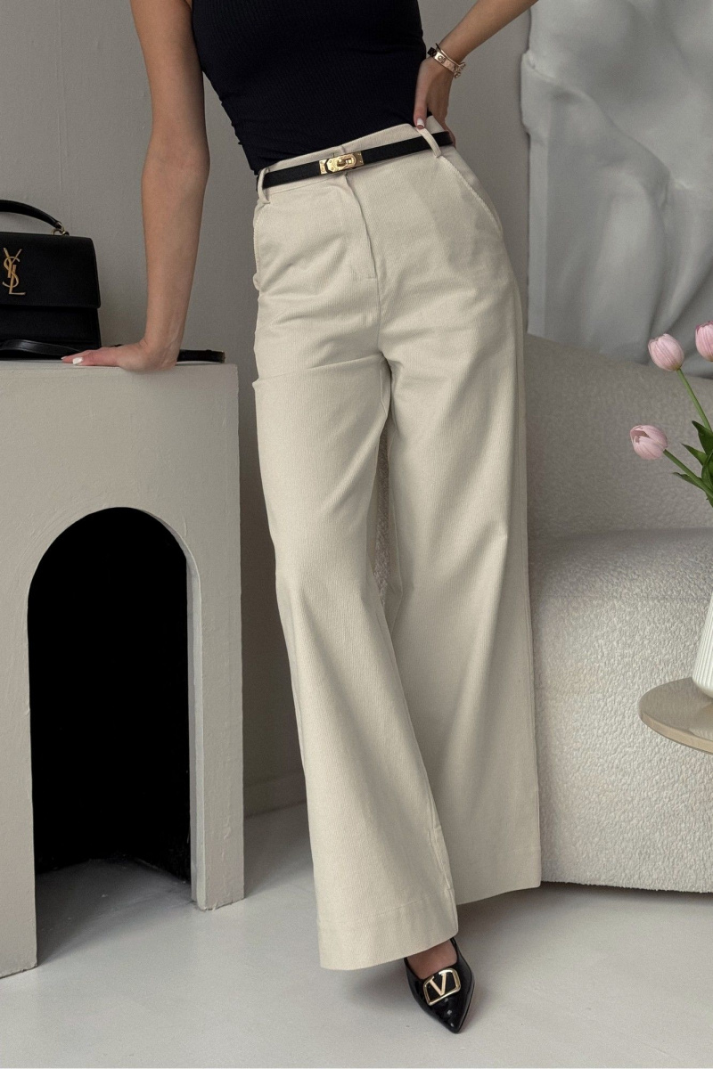 Брюки PRATA wear S019 молочный