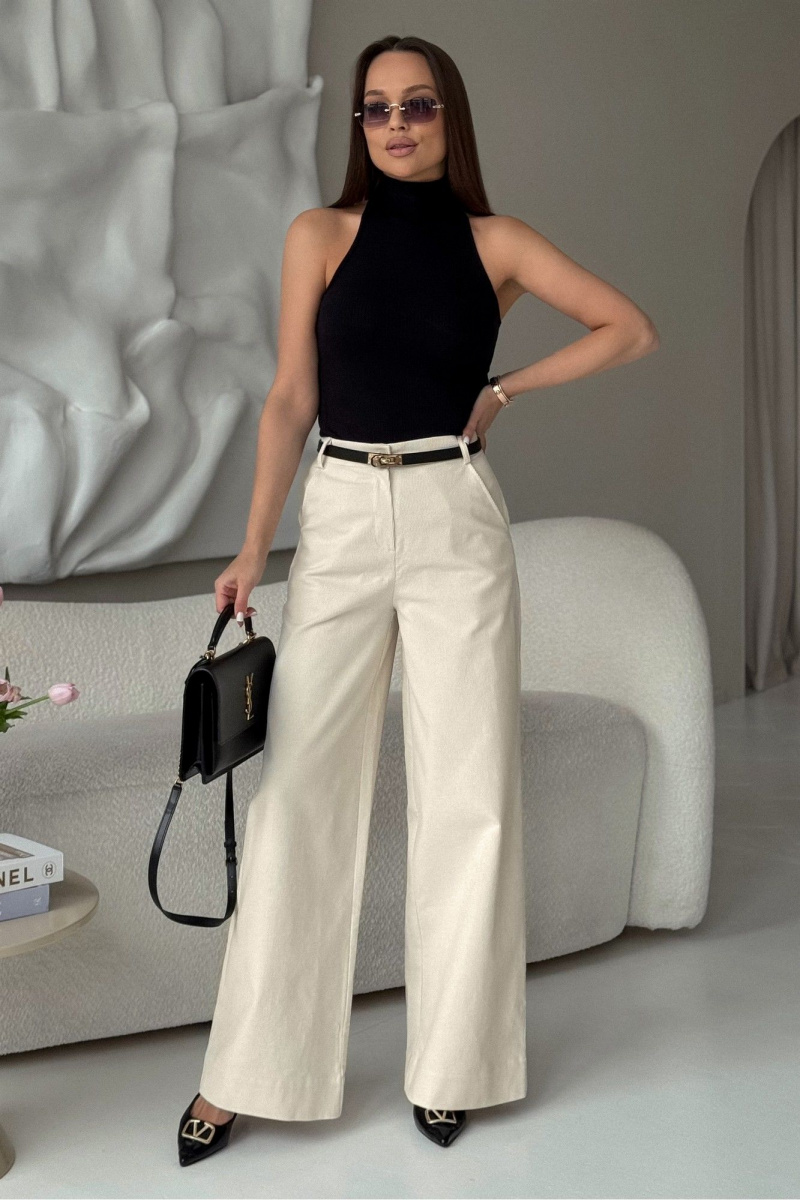 Брюки PRATA wear S019 молочный
