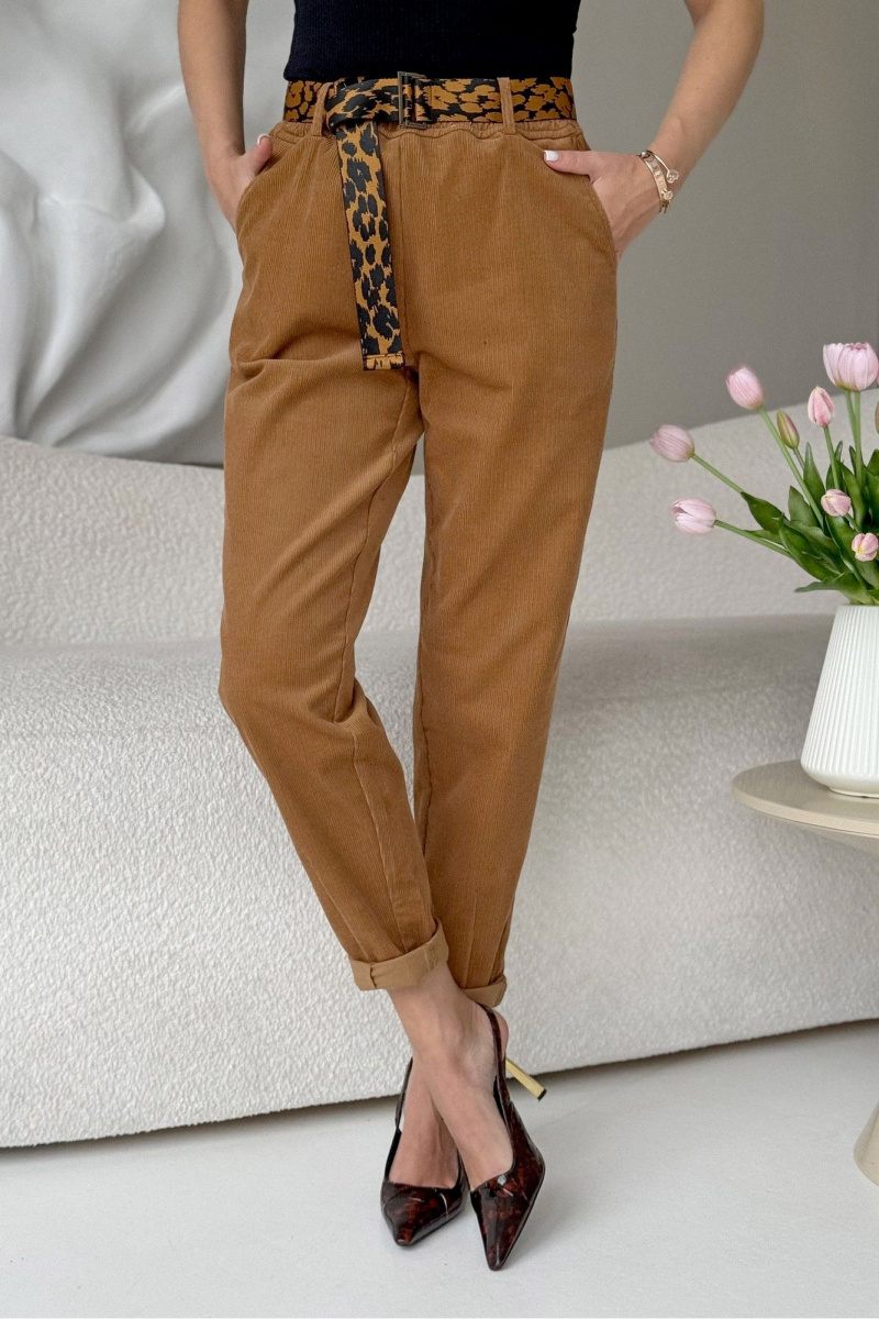 Брюки PRATA wear S029 коричневый