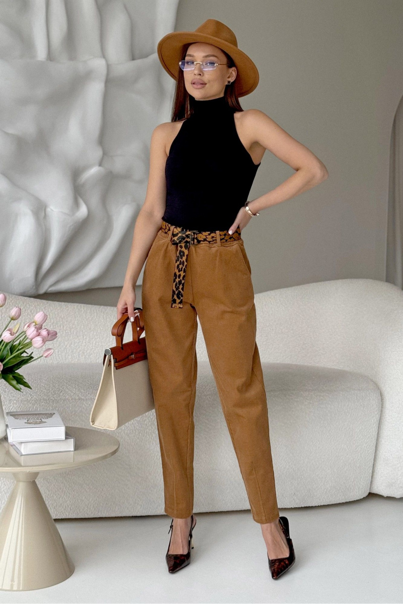 Брюки PRATA wear S029 коричневый