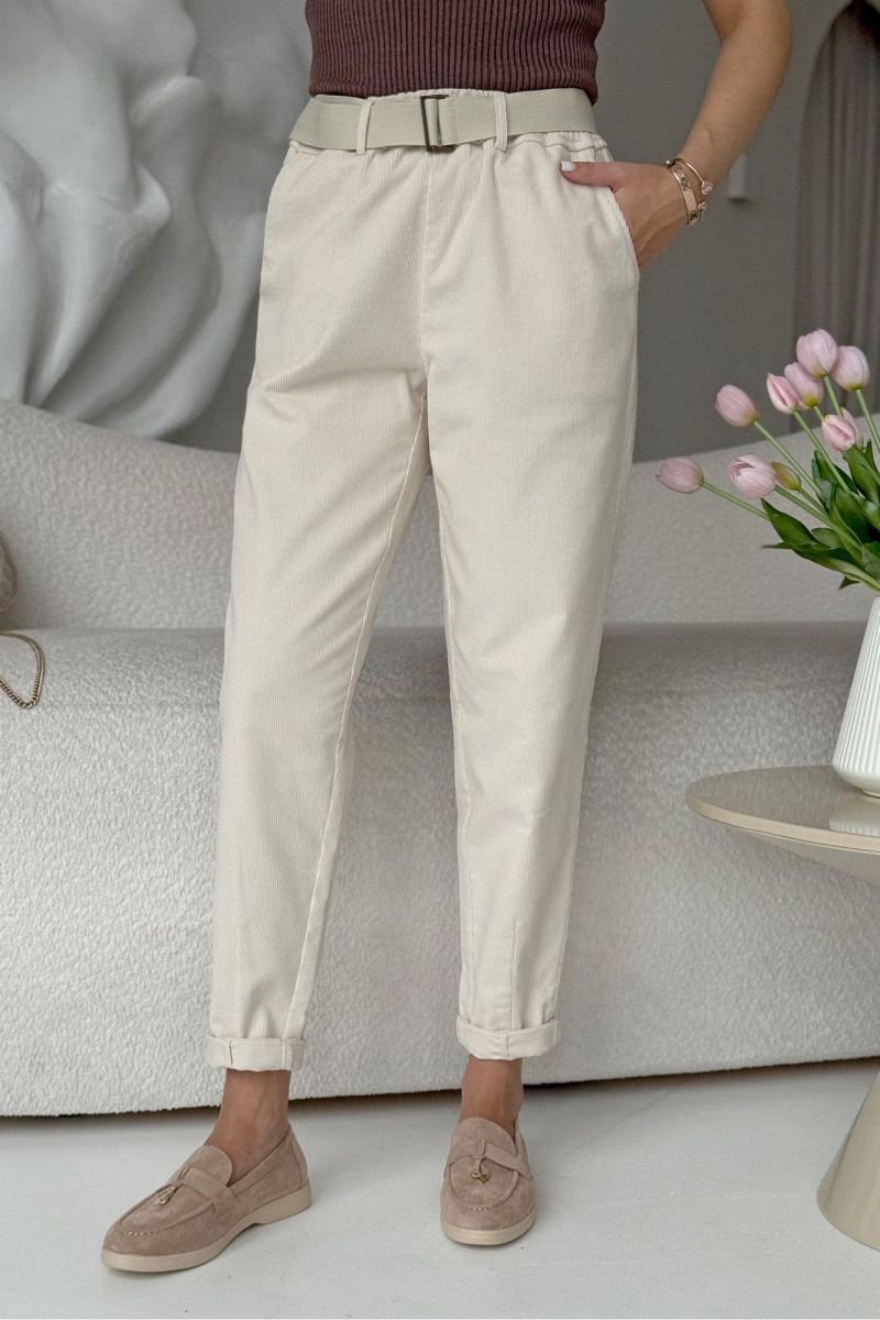 Брюки PRATA wear S029 молочный