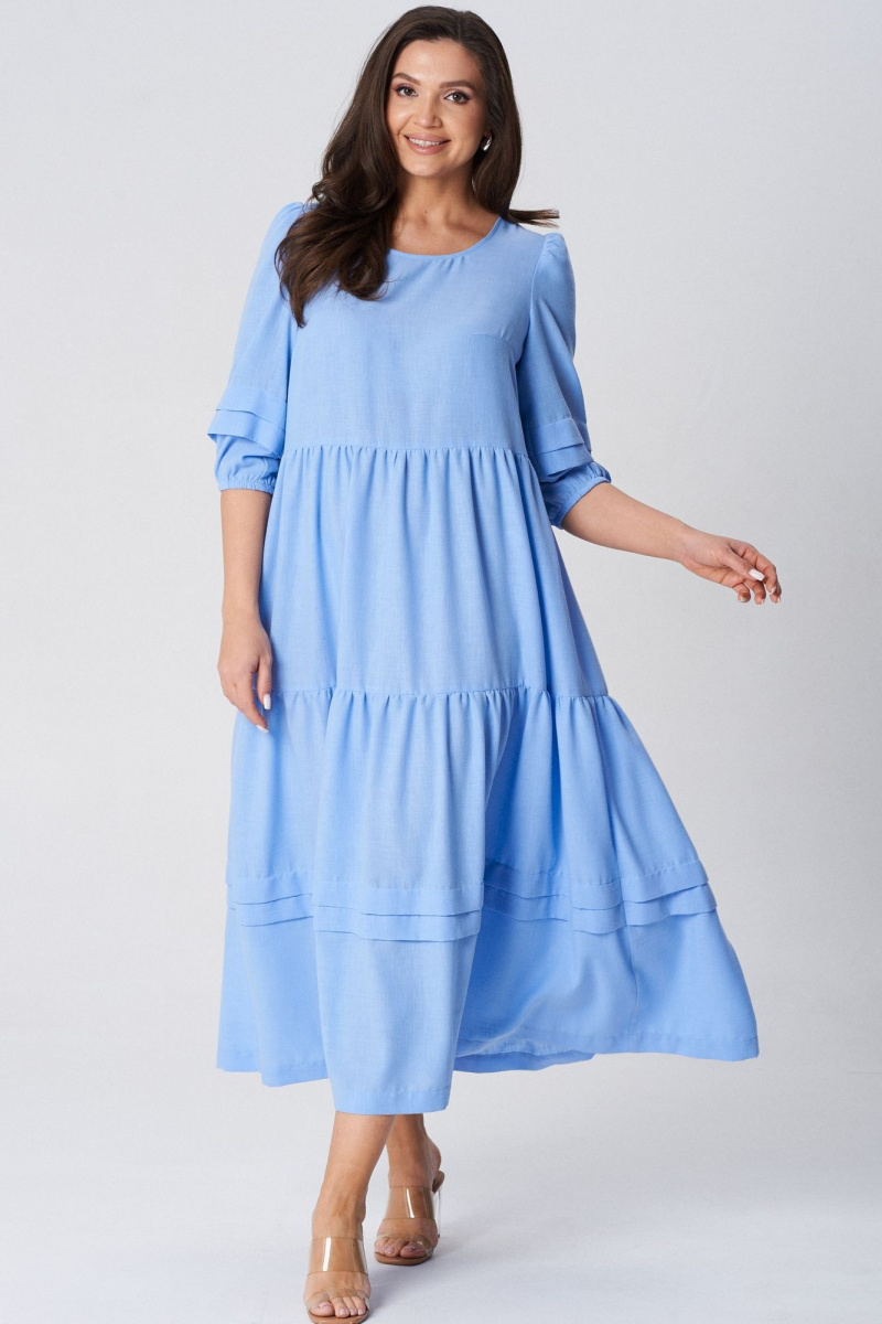 Платья LeNata 16507 голубой