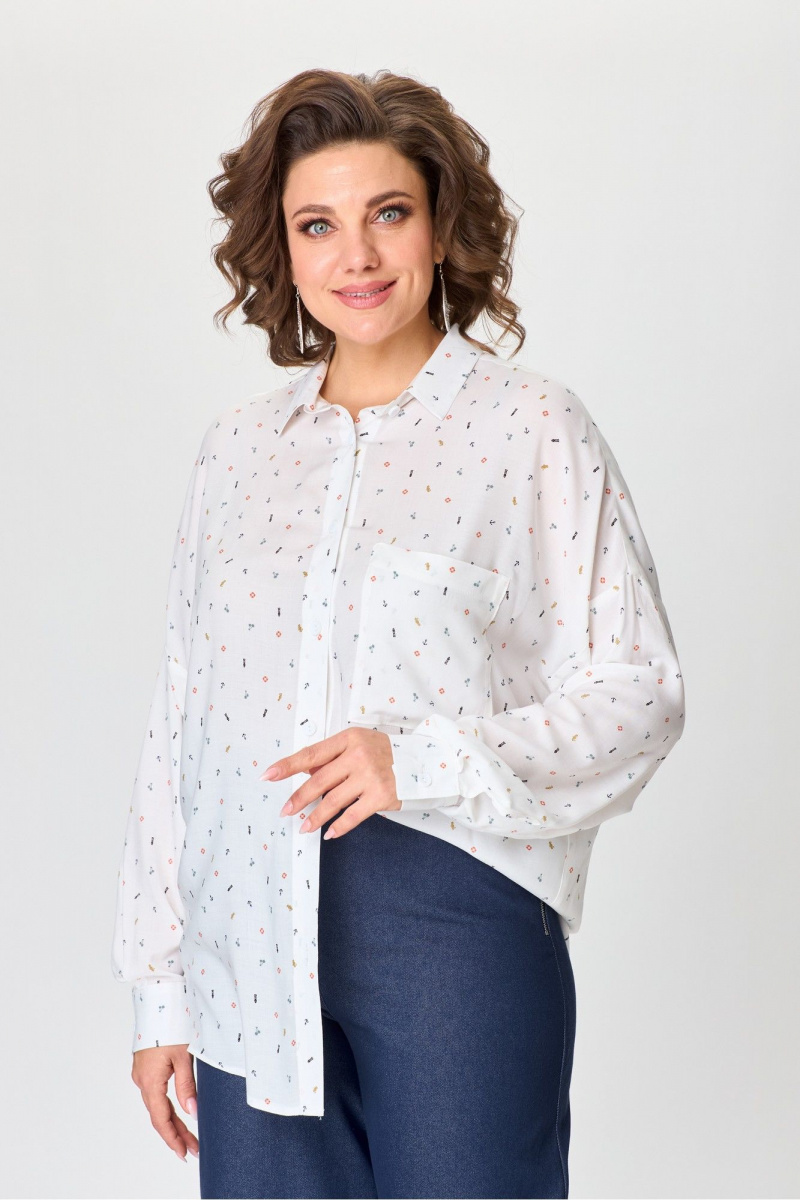 Блузы Michel chic 769/1 белый