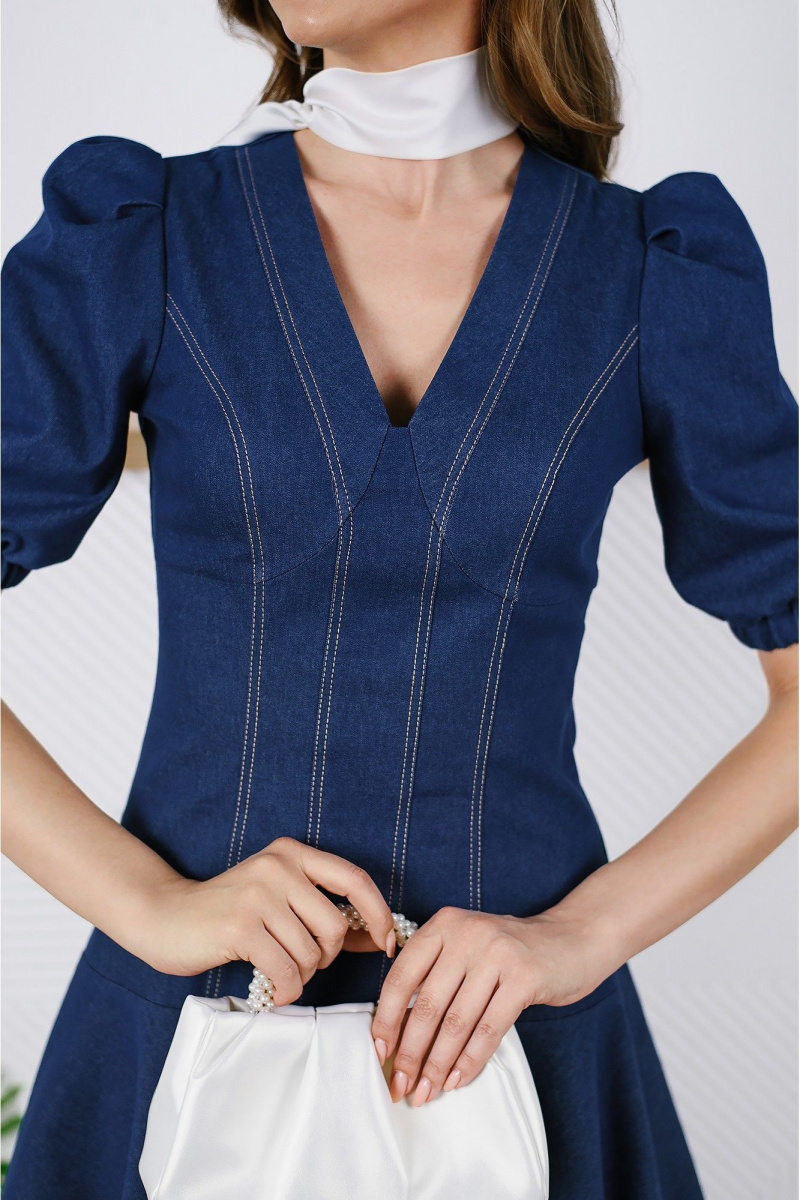 Платья MONA STYLE FASHION&DESIGN 24057 синий