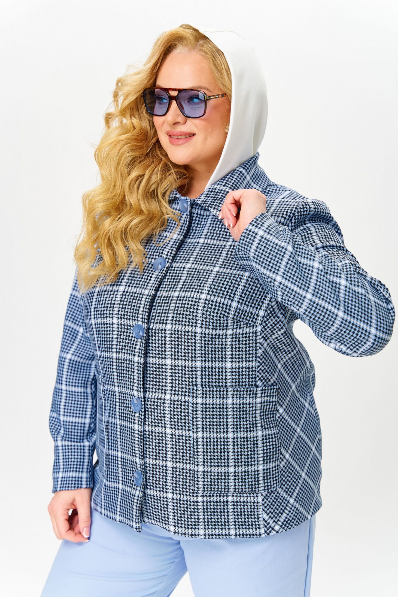Брючный комплект OVERYOU М194/1 голубой