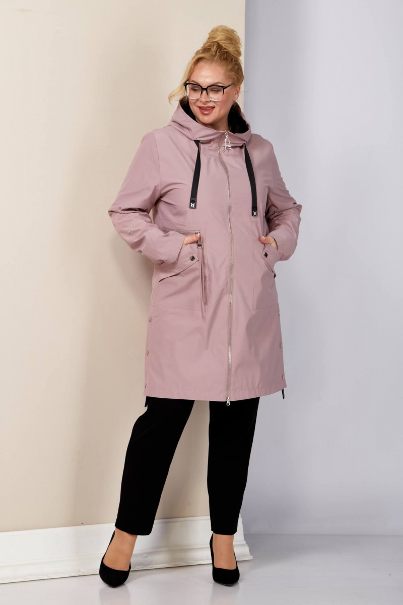 Женский плащ Shetti 2188 пудра