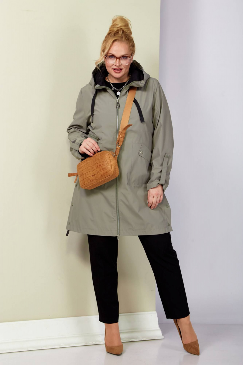 Женский плащ Shetti 2188 олива