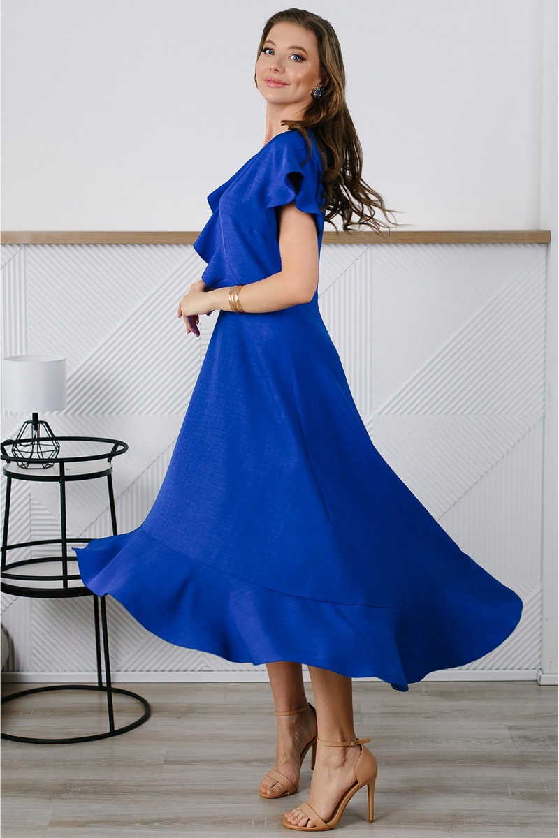 Платья MONA STYLE FASHION&DESIGN 24031 васильковый