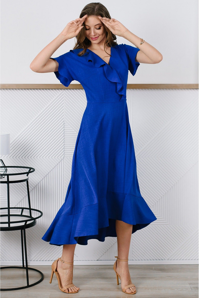 Платья MONA STYLE FASHION&DESIGN 24031 васильковый