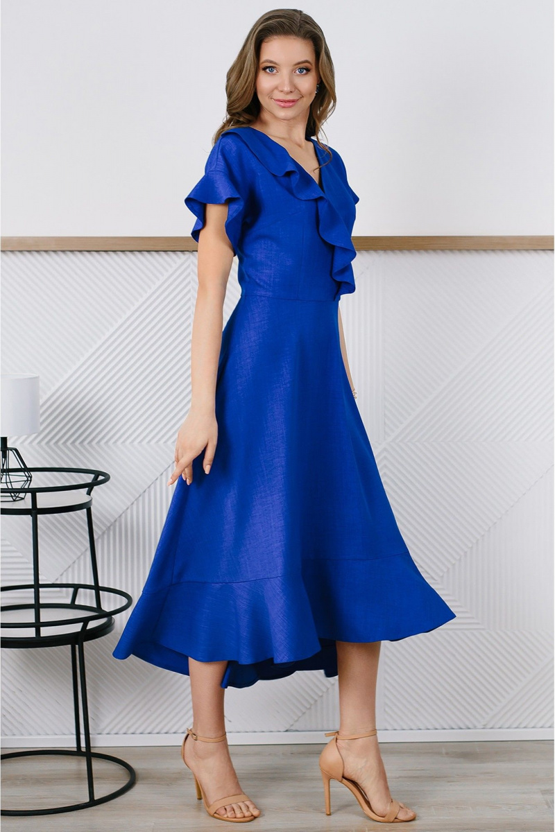 Платья MONA STYLE FASHION&DESIGN 24031 васильковый