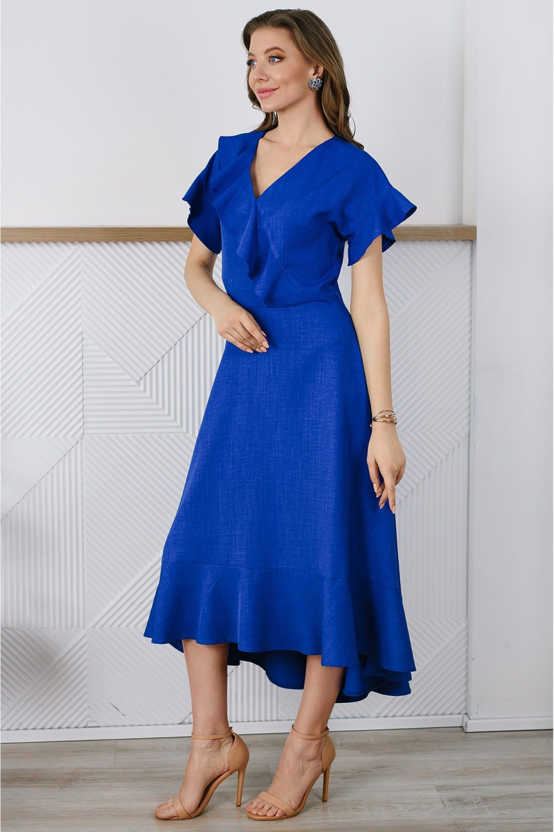 Платья MONA STYLE FASHION&DESIGN 24031 васильковый
