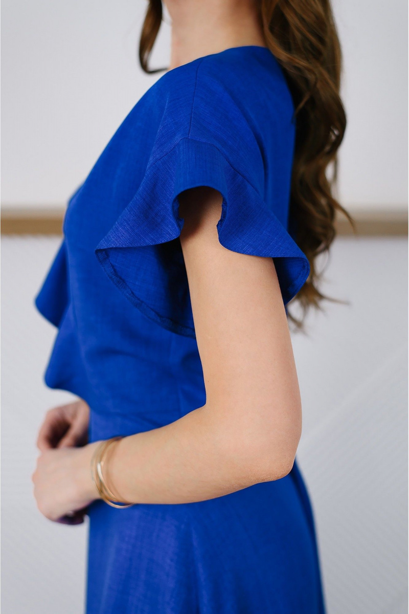 Платья MONA STYLE FASHION&DESIGN 24031 васильковый