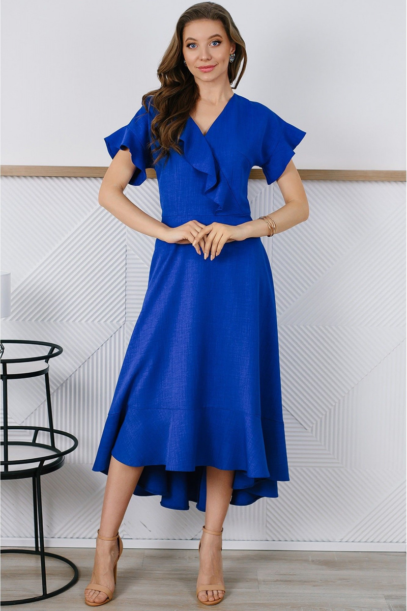 Платья MONA STYLE FASHION&DESIGN 24031 васильковый