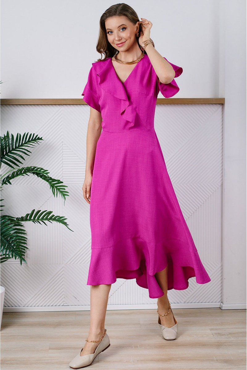 Платья MONA STYLE FASHION&DESIGN 24031 фуксия