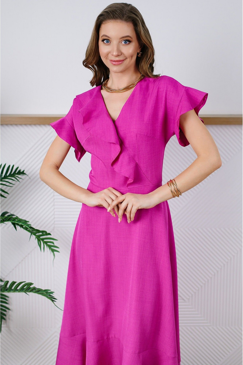 Платья MONA STYLE FASHION&DESIGN 24031 фуксия