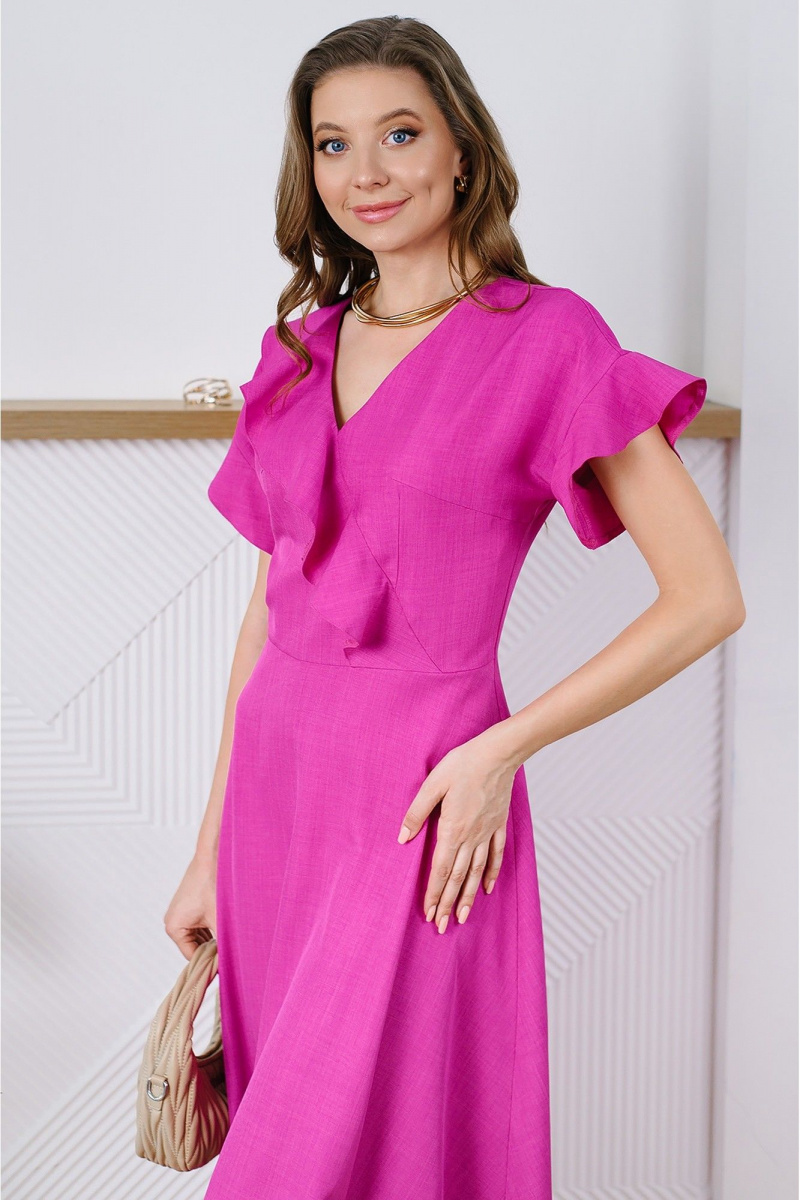 Платья MONA STYLE FASHION&DESIGN 24031 фуксия