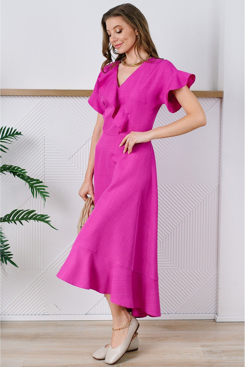Платья MONA STYLE FASHION&DESIGN 24031 фуксия