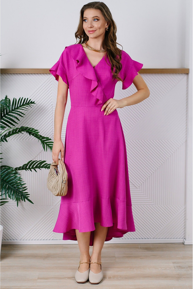 Платья MONA STYLE FASHION&DESIGN 24031 фуксия