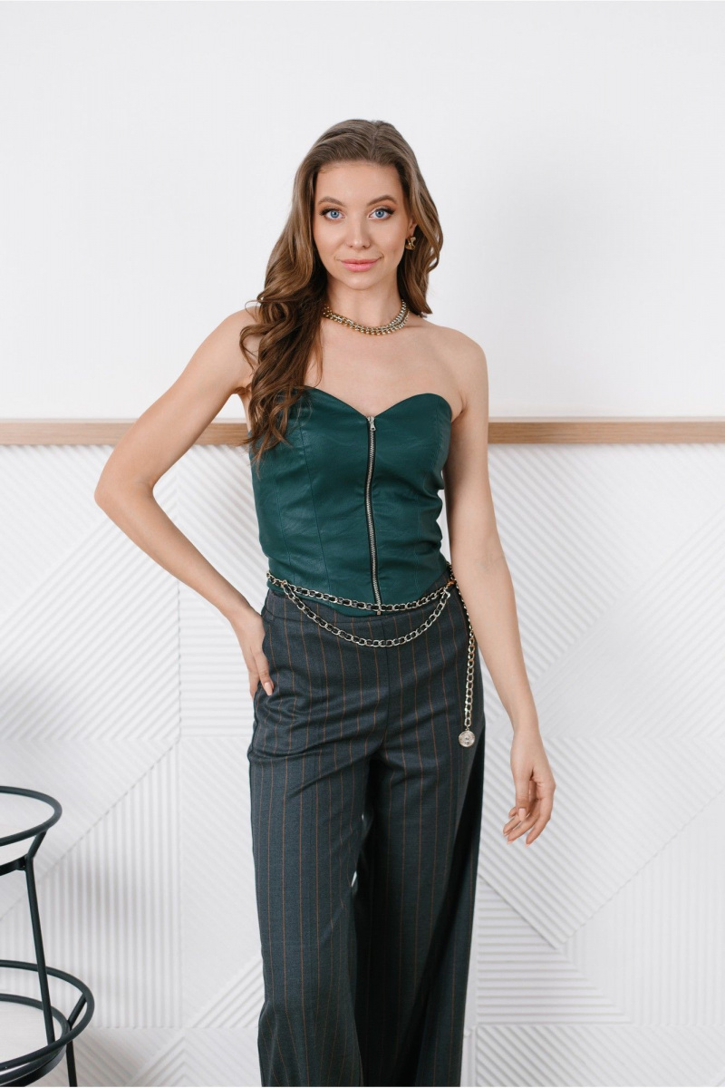 Топы MONA STYLE FASHION&DESIGN 24071 изумрудный