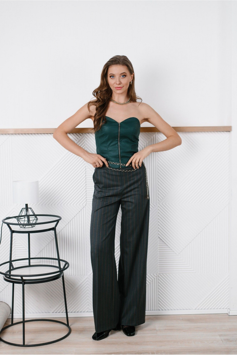 Топы MONA STYLE FASHION&DESIGN 24071 изумрудный