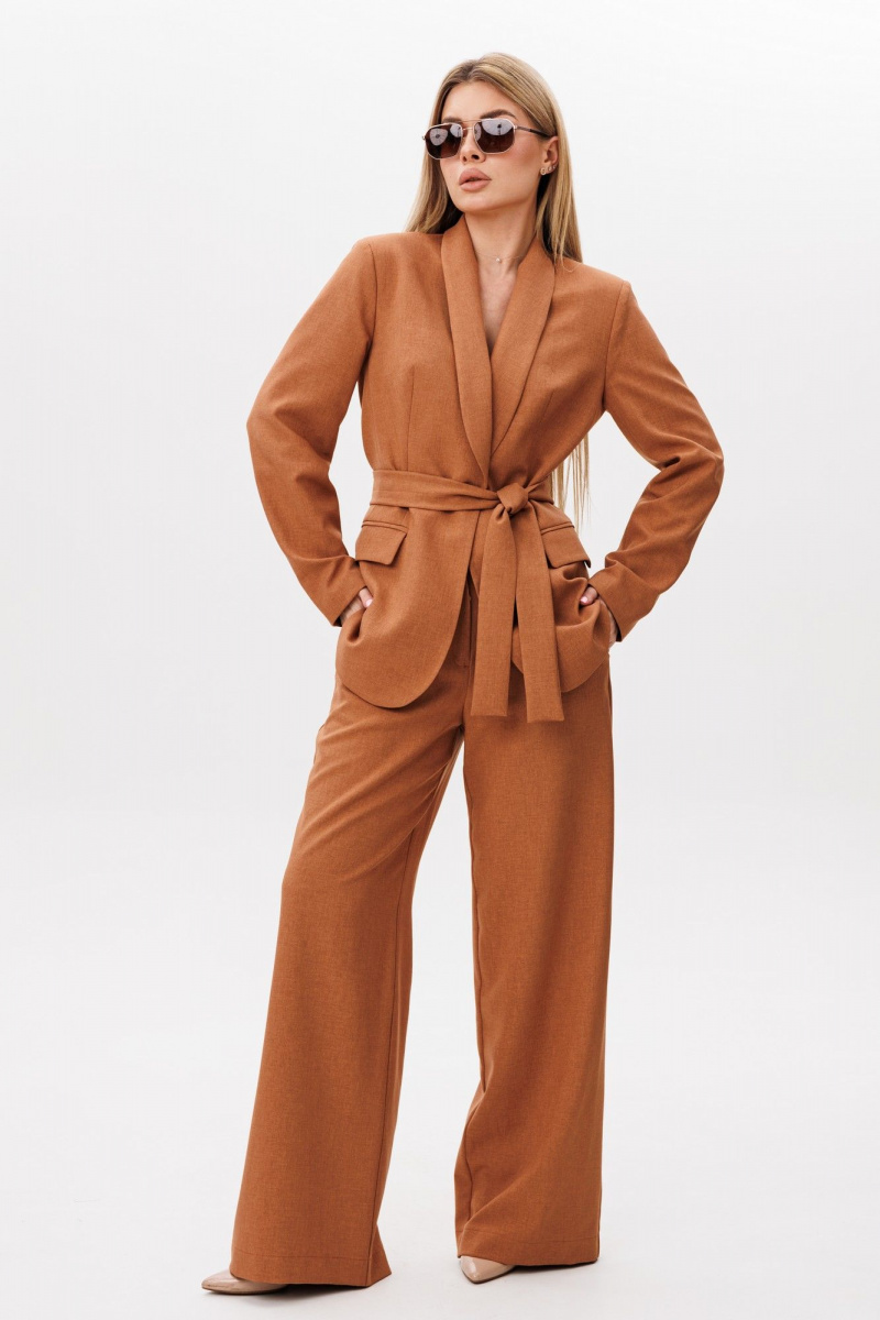 Брючный костюм Amberа Style 2041-2 терракот