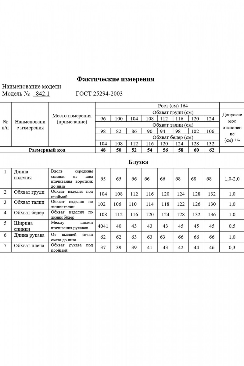 Блузы Swallow 842.1 синий_в_белый_горошек