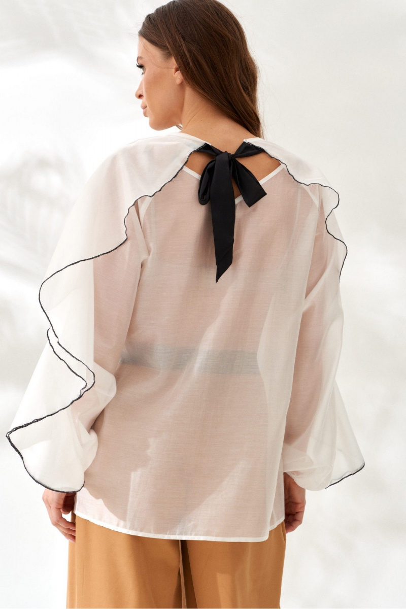 Блузы ELLETTO LIFE 3843 белый