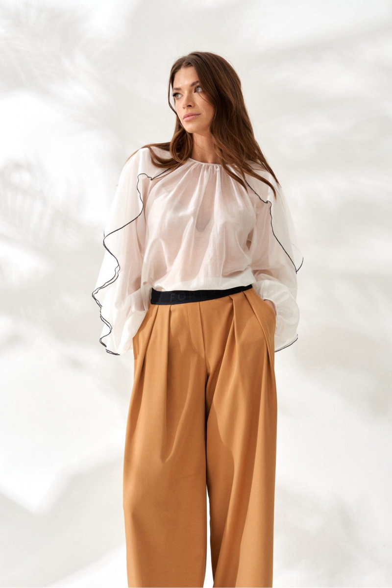 Блузы ELLETTO LIFE 3843 белый