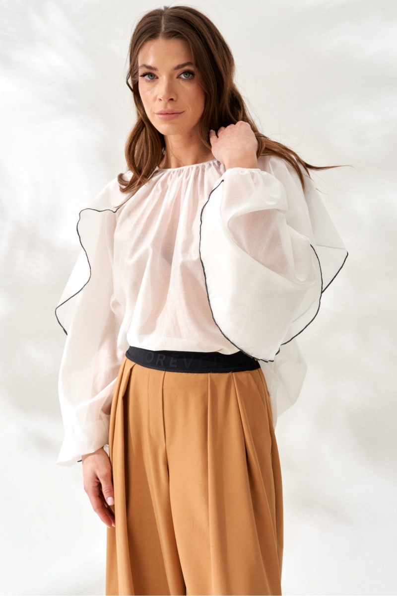 Блузы ELLETTO LIFE 3843 белый