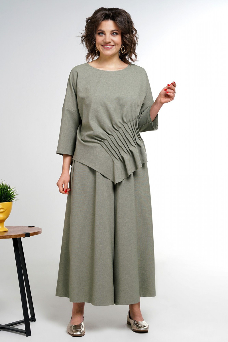 Брючный комплект Alani Collection 2311 олива